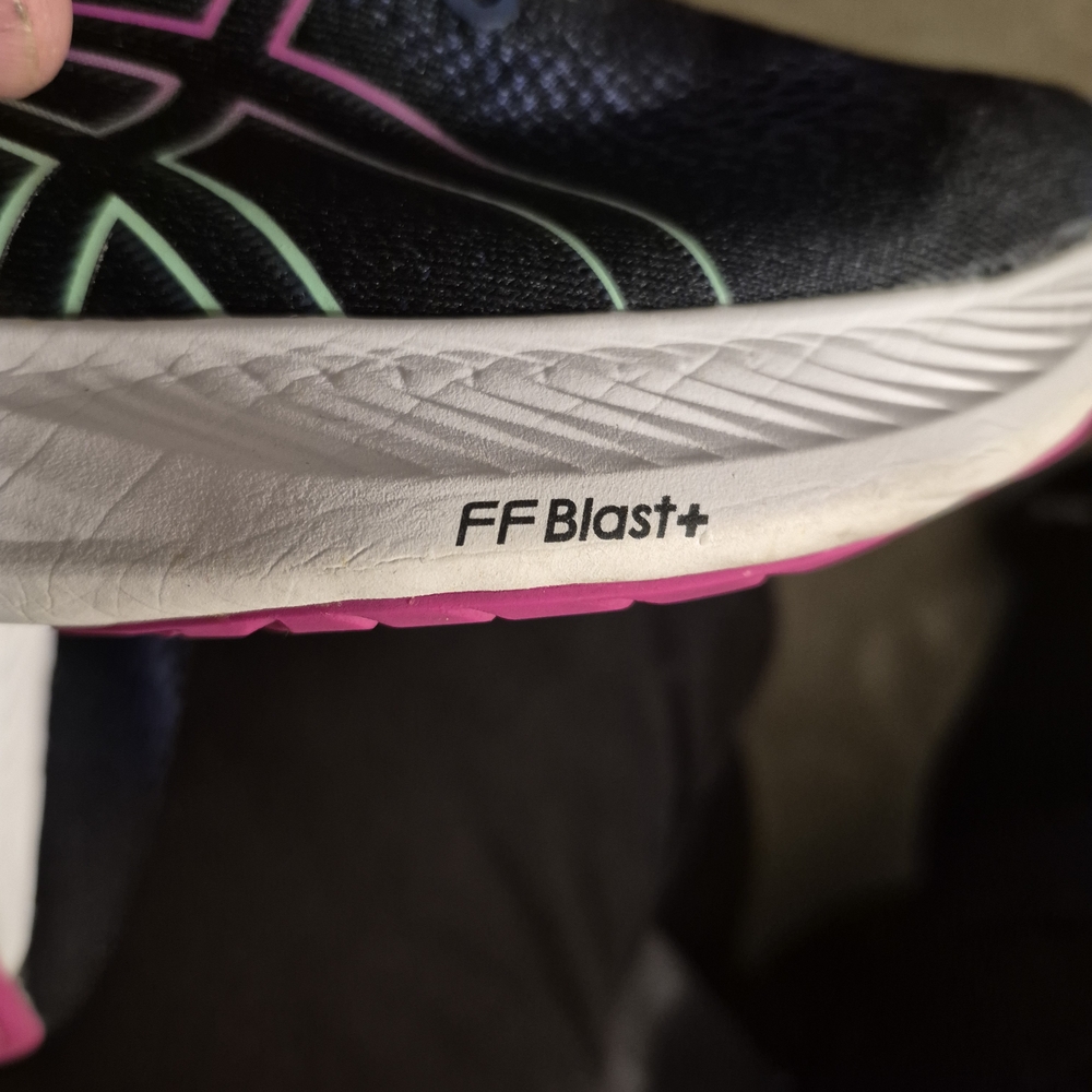 ASICS Women's Black and Blue Athletic Shoes - Picture 3 of 8